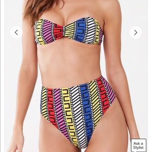 Forever 21 Abstract Bikini